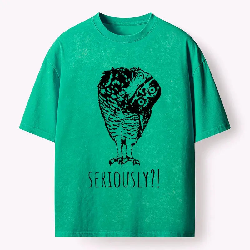Vintage owl tee gift for him