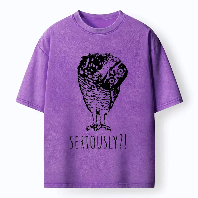 Vintage owl tee gift for him