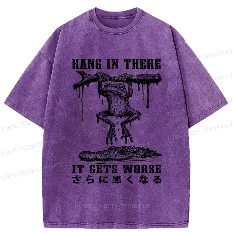 Japanese washed t-shirt for daily wear