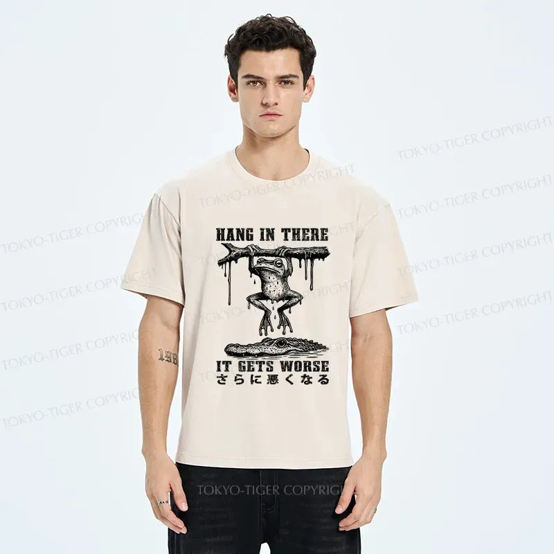 funny Kyoto-lion tee for streetwear