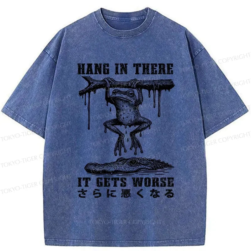 Japanese washed t-shirt for daily wear
