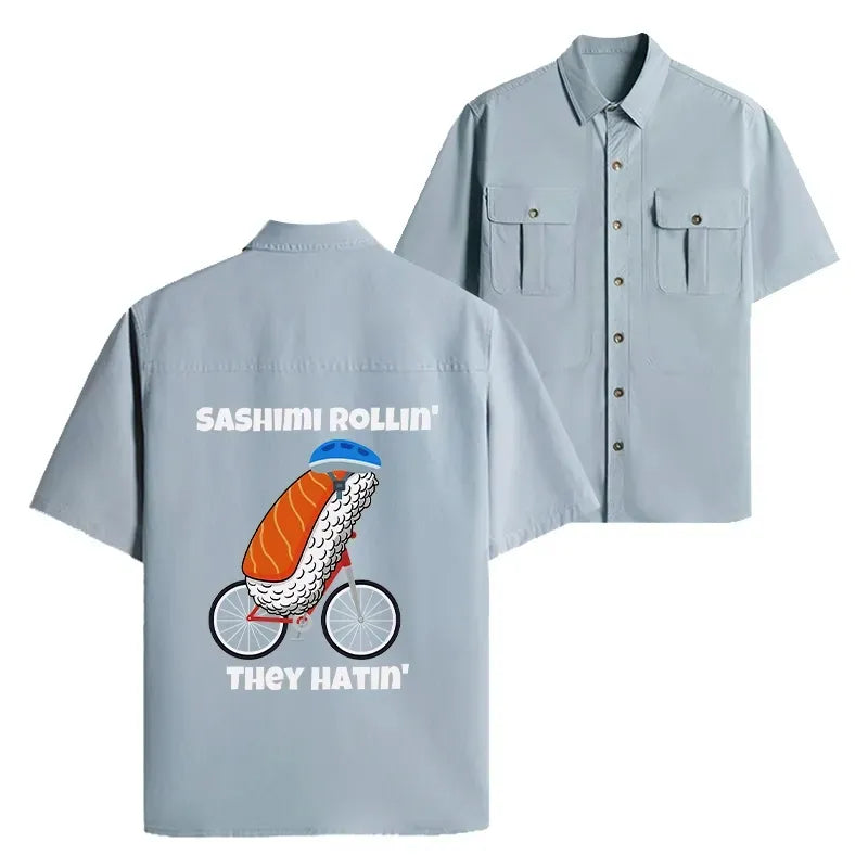 Trendy Japanese Sashimi Shirt