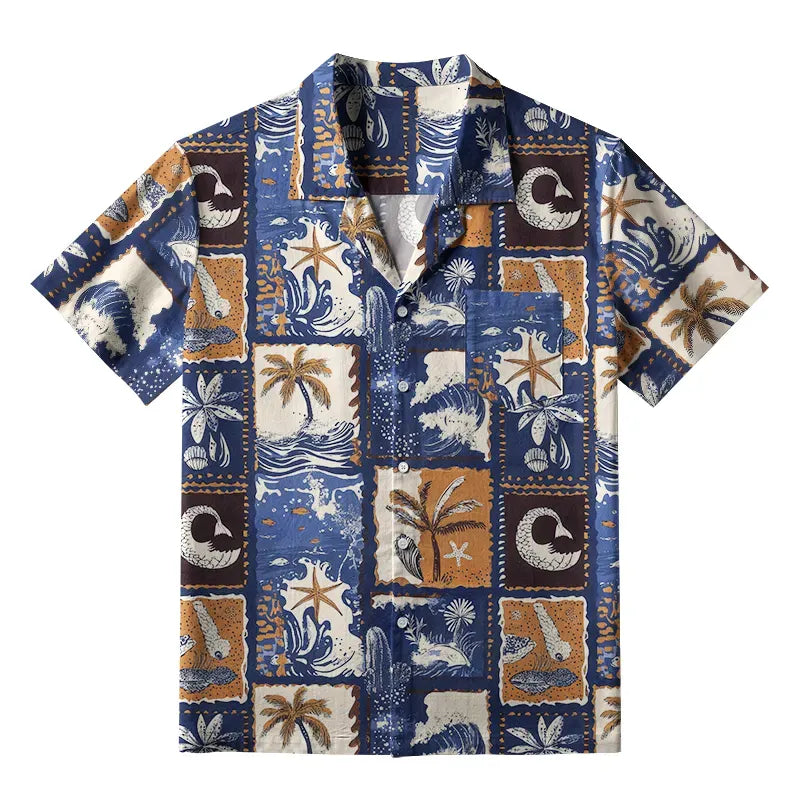 Kyoto Lion Aloha Shirt for Streetwear