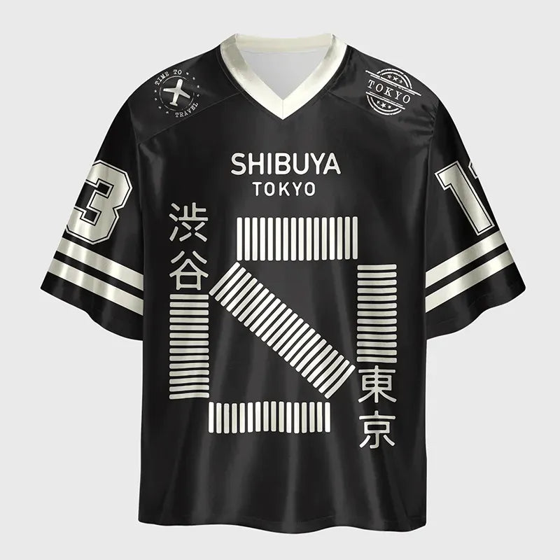 Glossy Oversized Jersey for Daily Wear