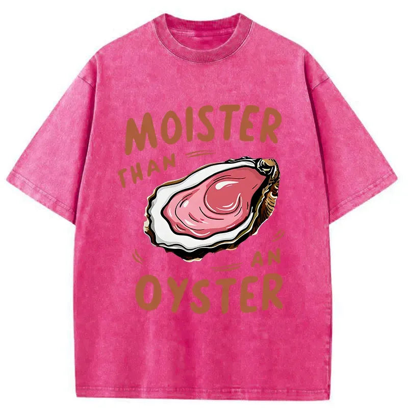 Kyoto-Lion Oyster Funny Washed T-Shirt