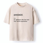 Kyoto-Lion Real Life Pessimist Meme Washed T-Shirt