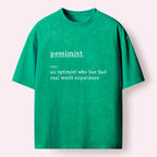 Kyoto-Lion Real Life Pessimist Meme Washed T-Shirt