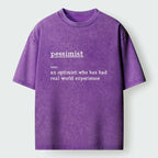 Kyoto-Lion Real Life Pessimist Meme Washed T-Shirt