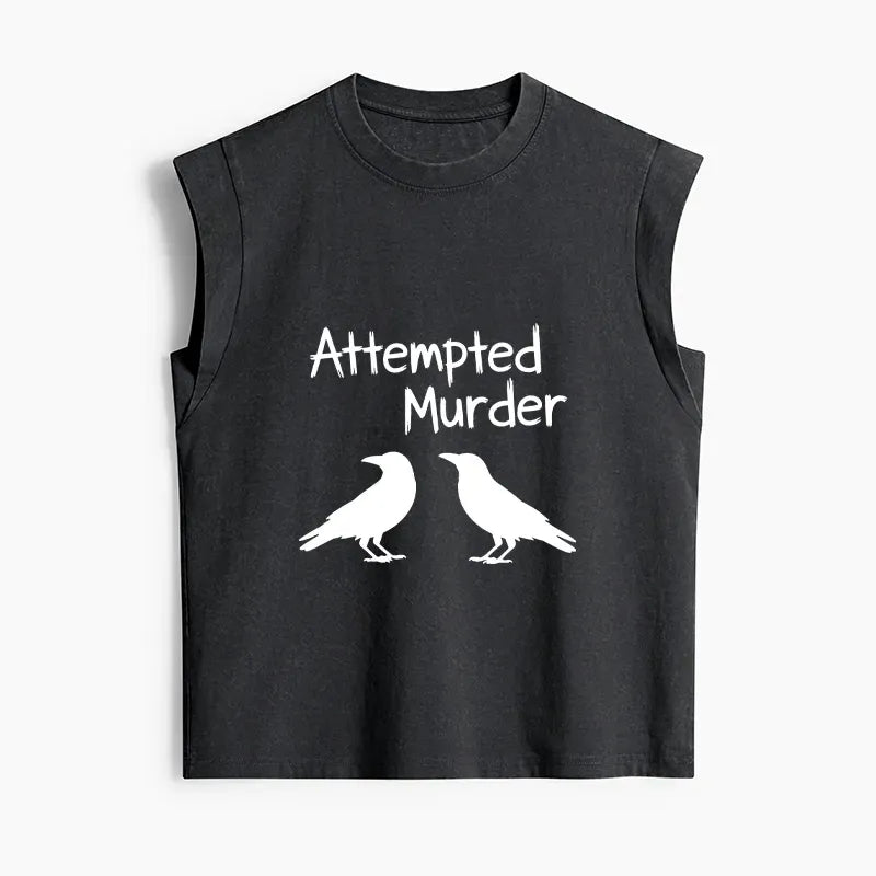 Funny Crow Joke Tank Top for Summer