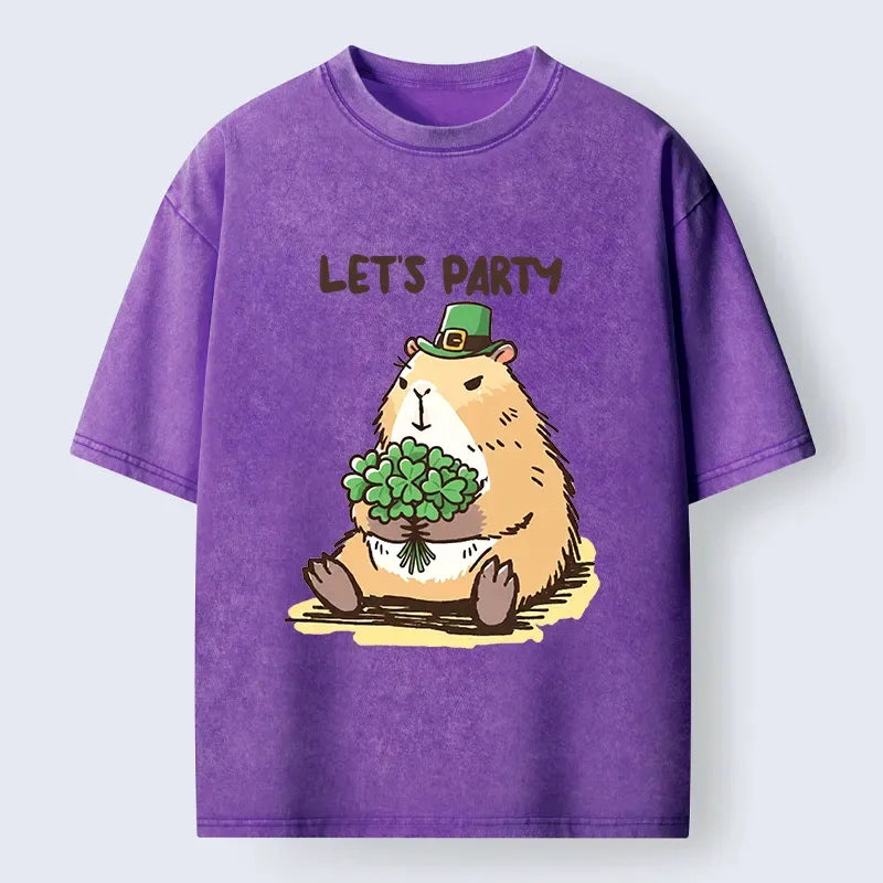 Kyoto-Lion St. Patrick's Hamster Washed T-Shirt