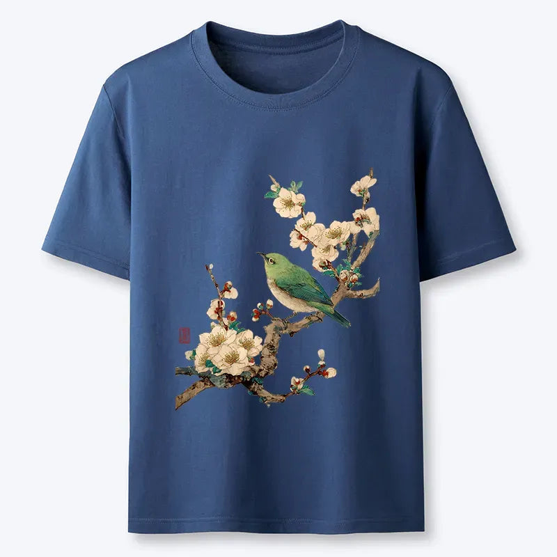 Japanese Woodblock Print Cotton Tee