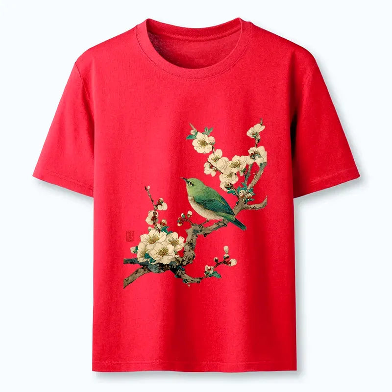 Japanese Woodblock Print Cotton Tee