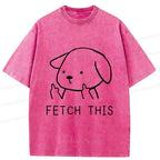 Japanese washed dog t-shirt for daily wear