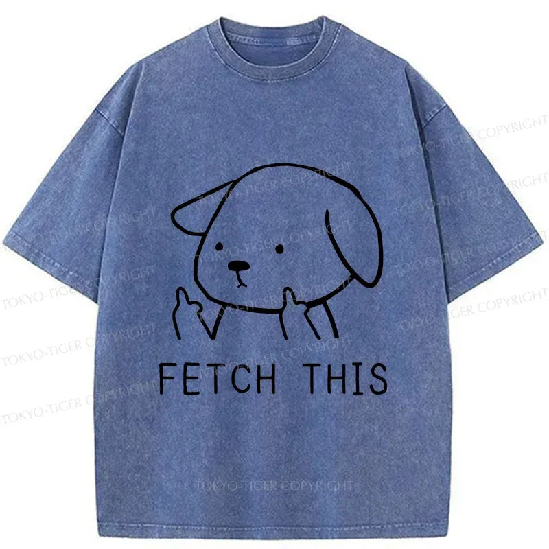 Vintage unisex dog tee for streetwear