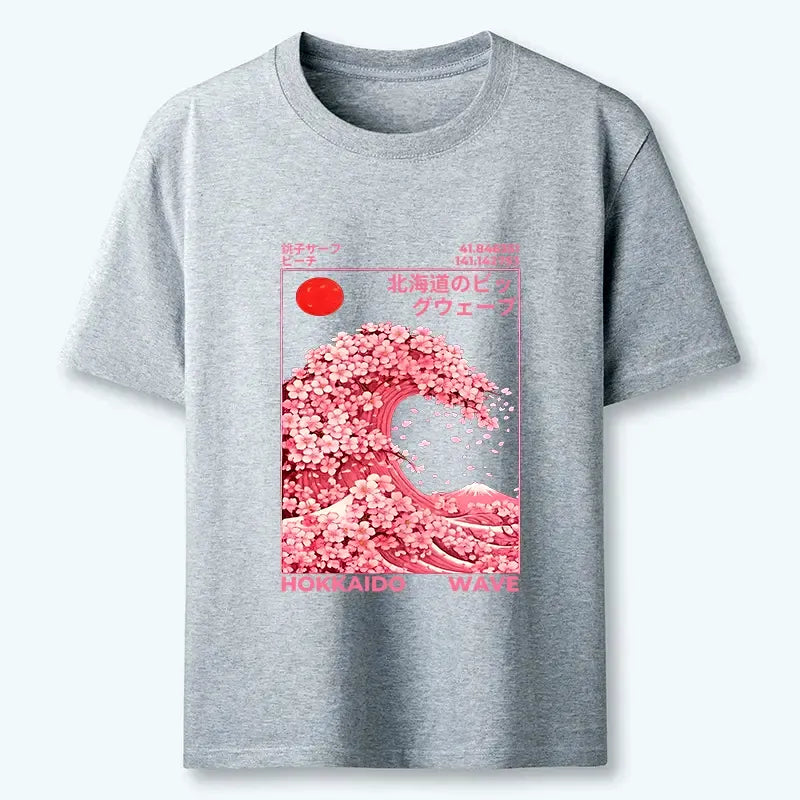 Japanese Sakura Wave Classic T-Shirt