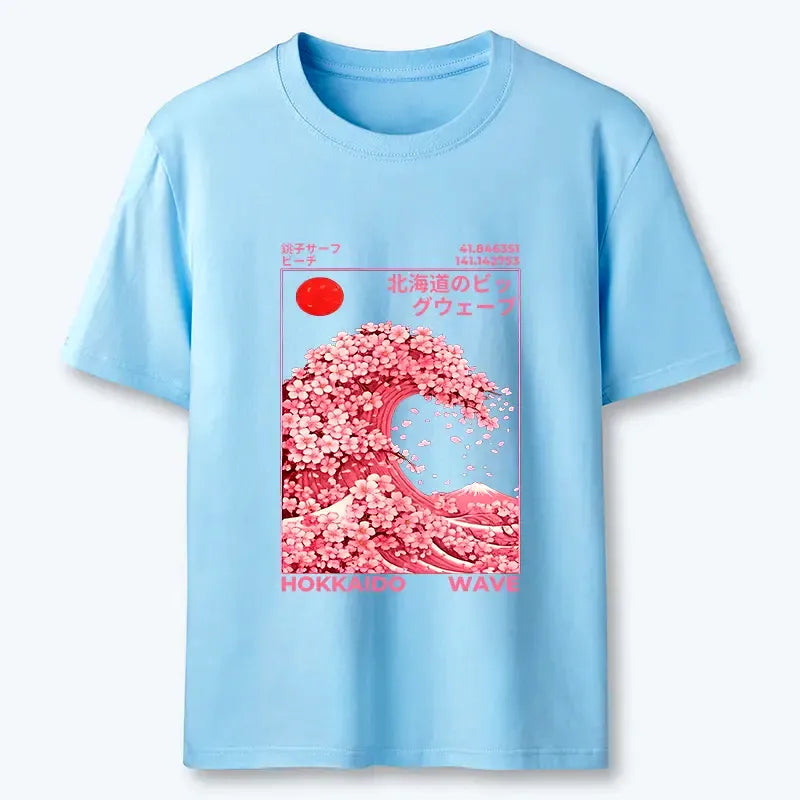 Japanese Sakura Wave Classic T-Shirt