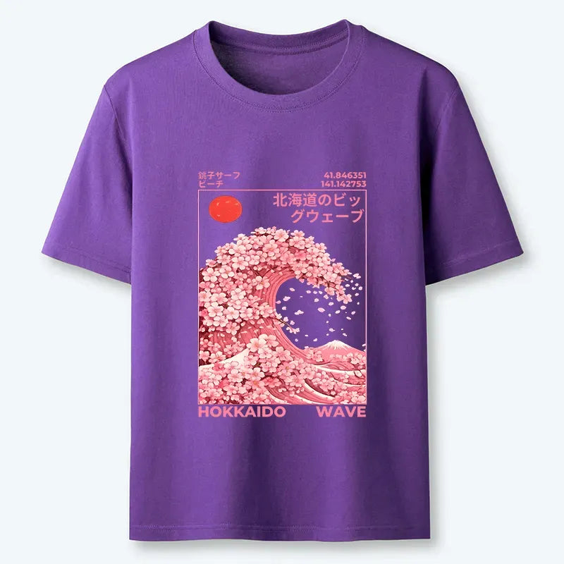 Japanese Sakura Wave Classic T-Shirt