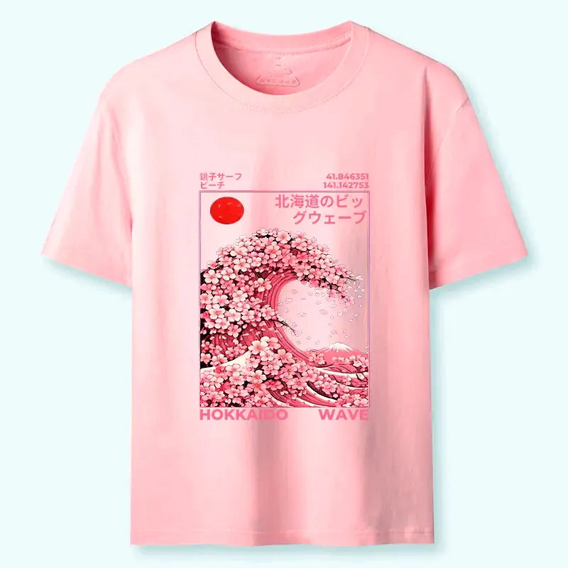 Japanese Sakura Wave Classic T-Shirt