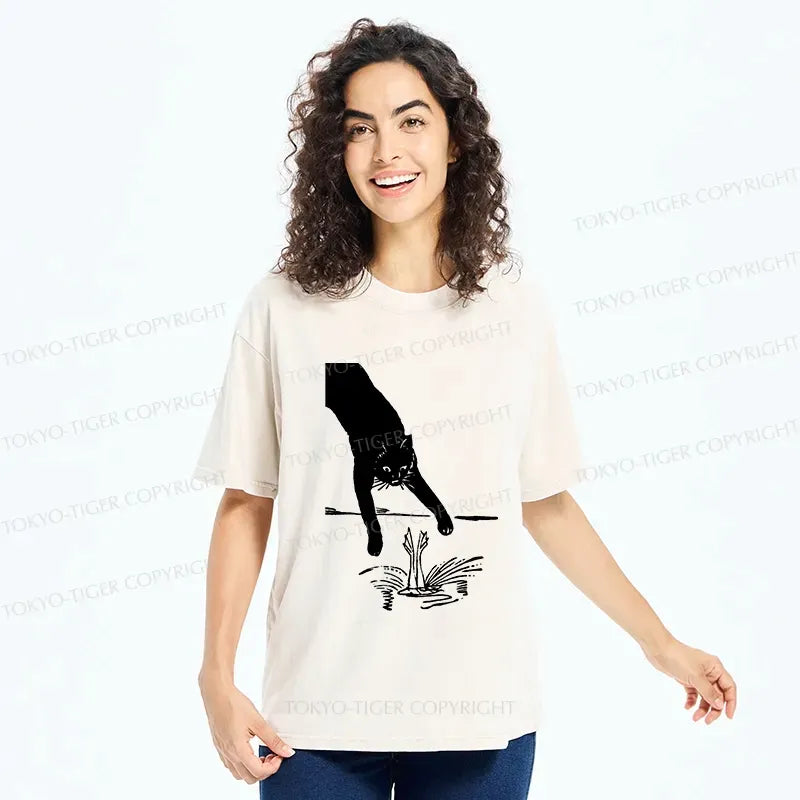 Japanese Washed Unisex T-Shirt for Gift Idea