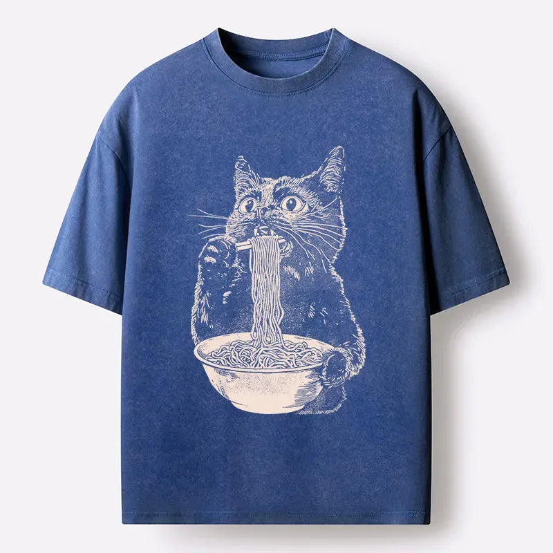 Washed unisex t-shirt for daily wear