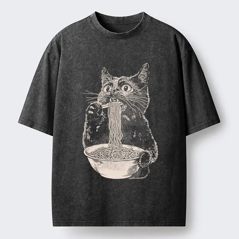 Washed unisex t-shirt for daily wear