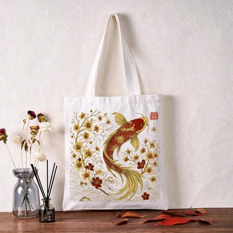 vintage japanese tote bag for daily wear