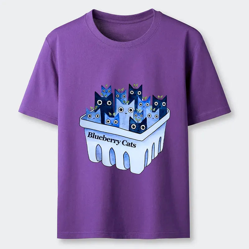 Kyoto-Lion Blueberry Cats Classic T-Shirt