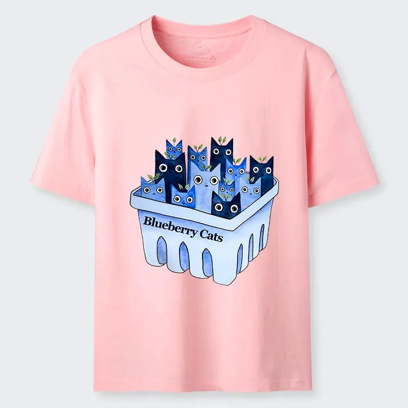 Kyoto-Lion Blueberry Cats Classic T-Shirt