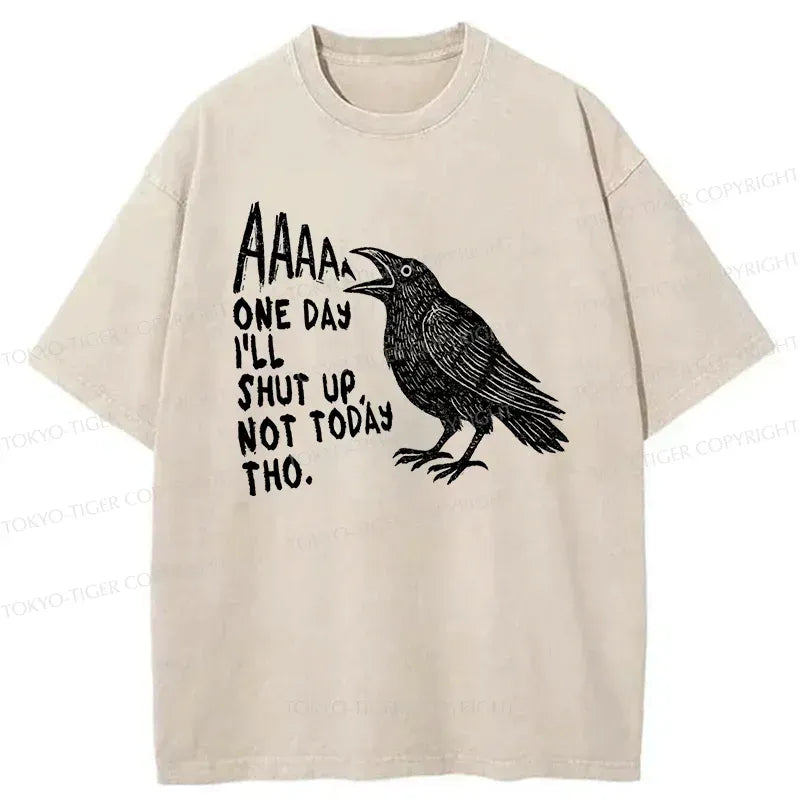 Japanese Vintage Crow Tee for Daily Wear