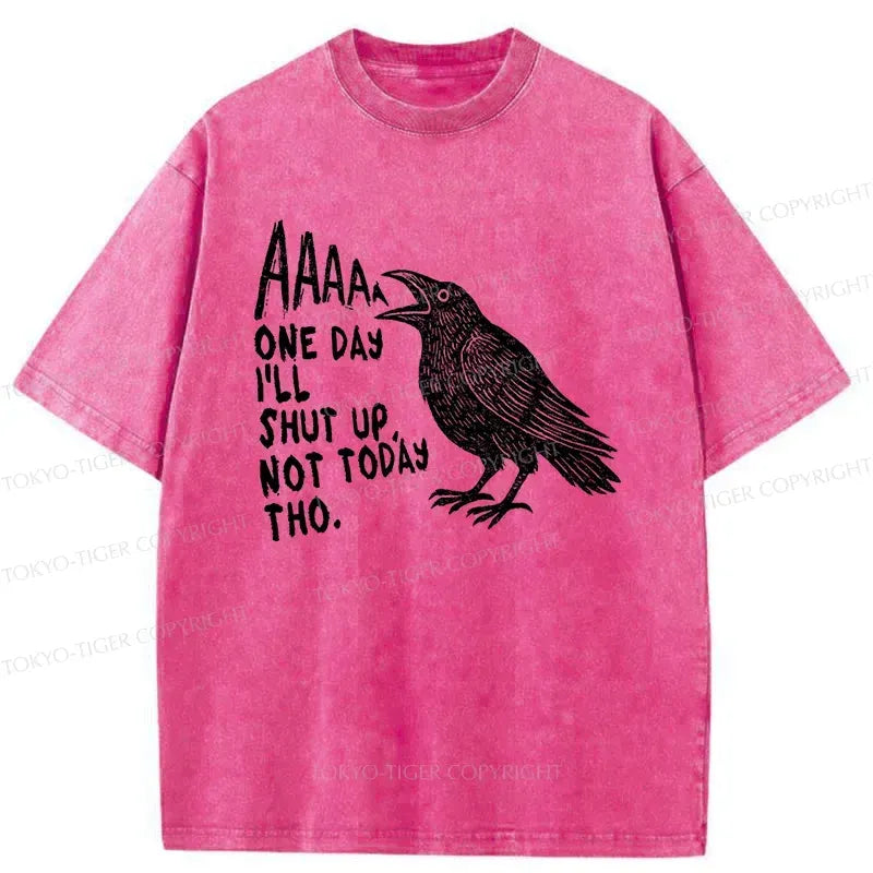 Kyoto-Lion Funny Crow Japan Washed T-Shirt