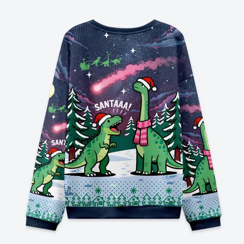 Kyoto Lion ugly Christmas sweatshirt for men
