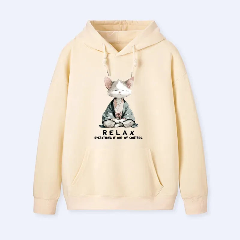 Relaxed Fit Cat Hoodie Gift for Her