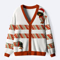 Kyoto Lion unisex soft cardigan for holiday