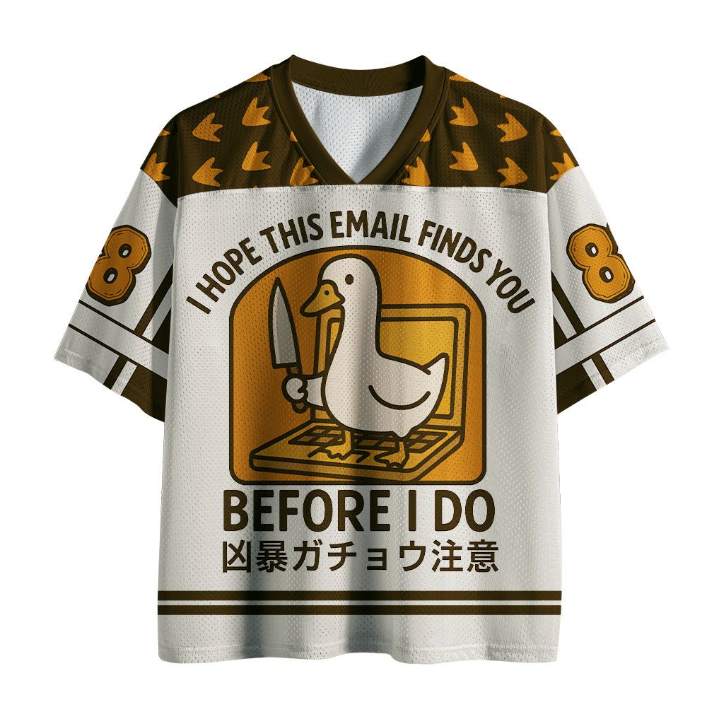 kyoto lion angry goose mesh jersey