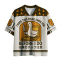 kyoto lion angry goose mesh jersey