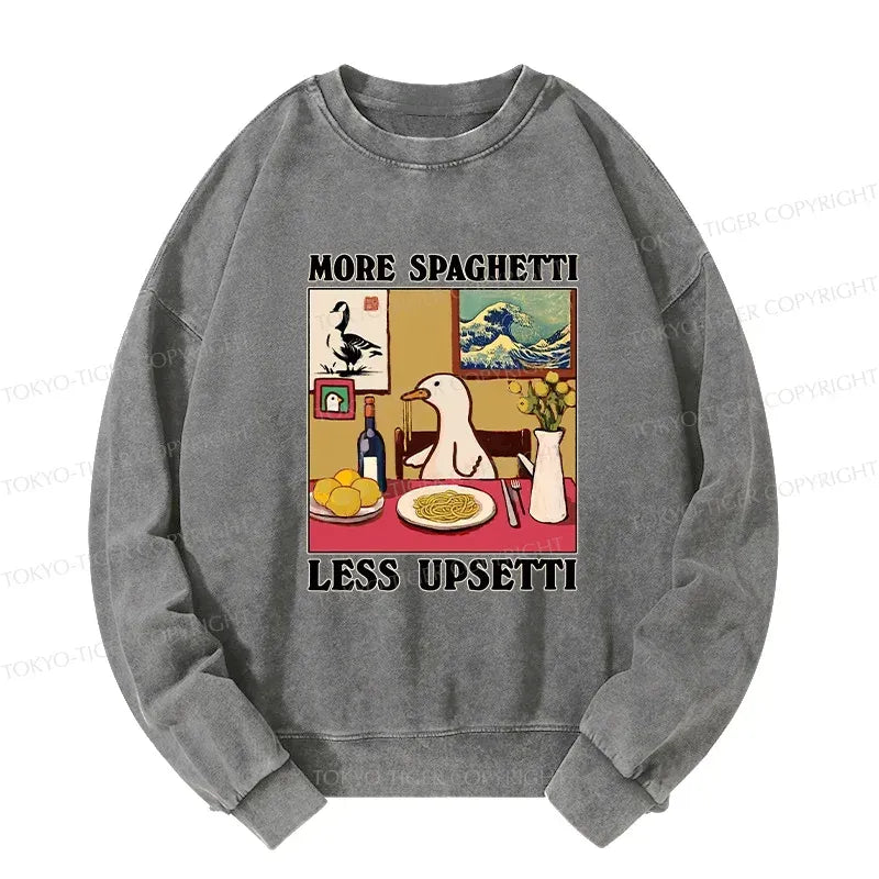 Vintage Washed Sweatshirt for Streetwear Style