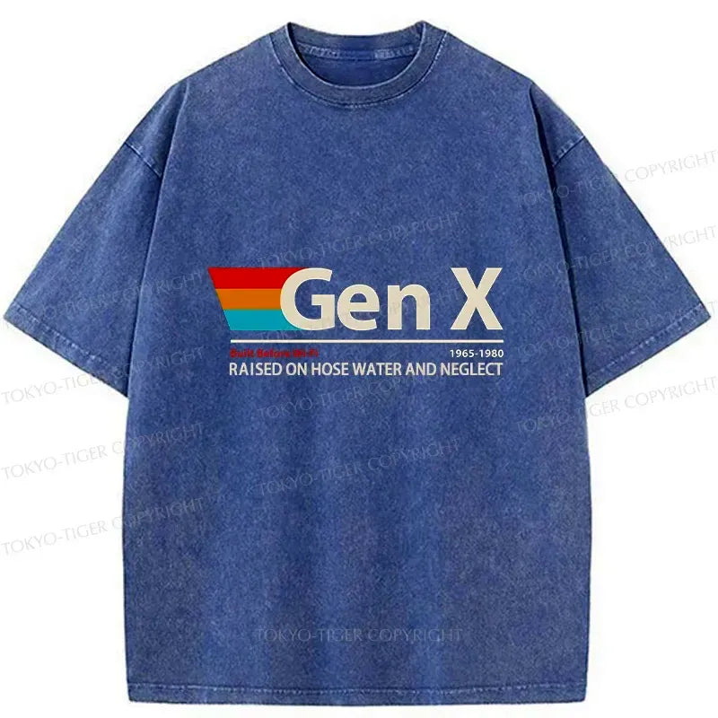 Kyoto-Lion Washed Tee for Daily Wear