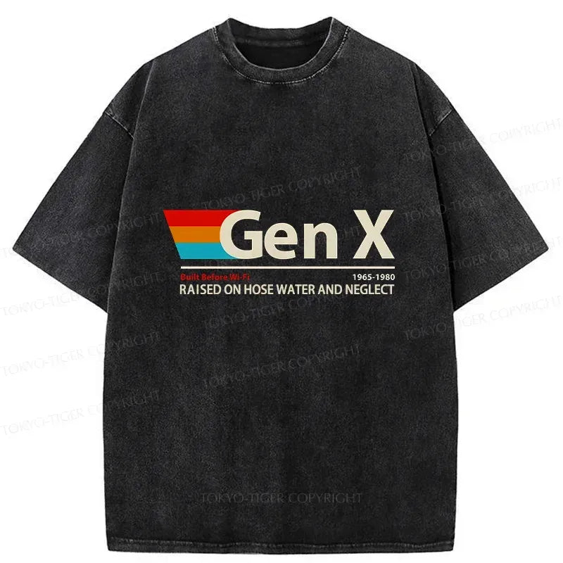 Kyoto-Lion Washed Tee for Daily Wear