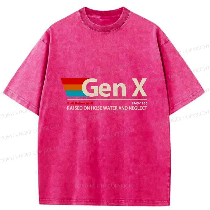 Kyoto-Lion Washed Tee for Daily Wear