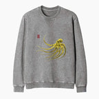 Washed Terry Octopus Sweatshirt Gift Idea for Him
