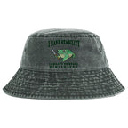 Kyoto-Lion Mentally Stable Assassin Frog Washed Bucket Hat