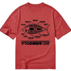 Kyoto-Lion Tuna Dissection Map Japanese Classic T-Shirt