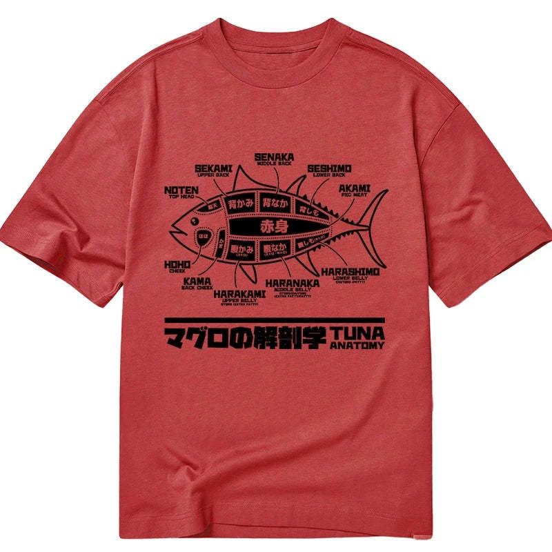 Kyoto-Lion Tuna Dissection Map Japanese Classic T-Shirt