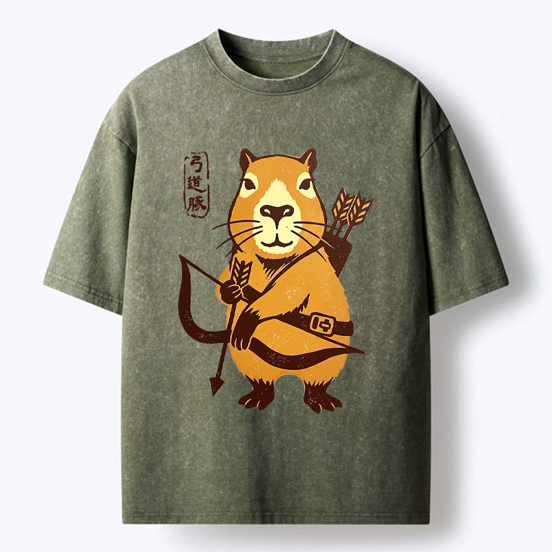 Capybara T-Shirt for Japanese Streetwear