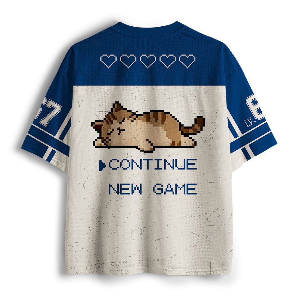 Limited Edition Cat Game Mesh Jersey for Summer