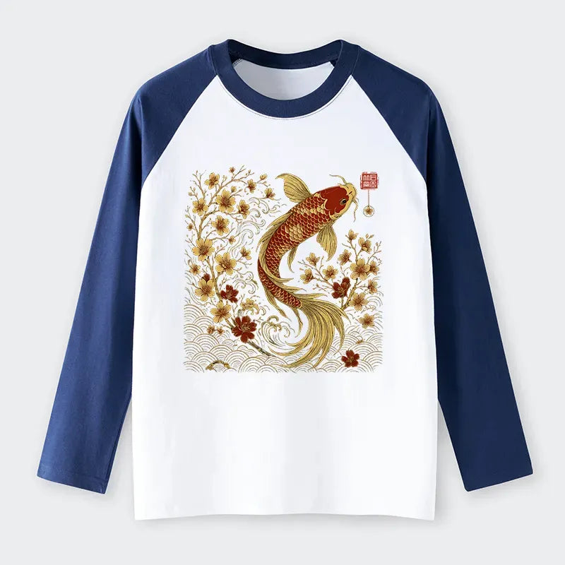 Kyoto Sakura Koi Long Sleeve Tee New Arrival