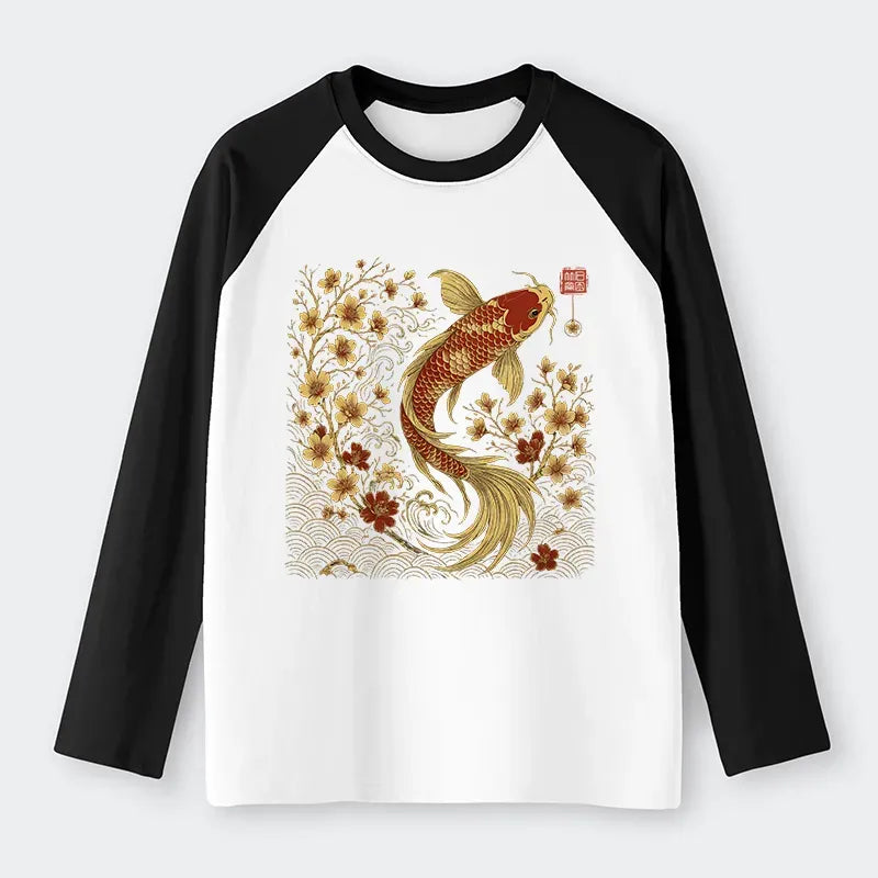 Kyoto Sakura Koi Long Sleeve Tee New Arrival