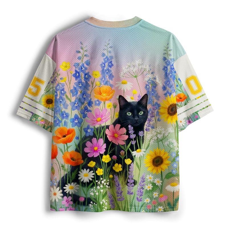 Kyoto-Lion Wildflower Feline Mesh Jersey