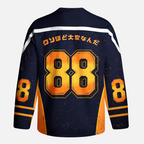 Kyoto-Lion Shining Funny Skeleton Long-Sleeve Hockey Jersey