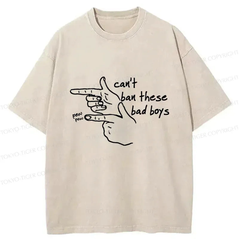 Kyoto-Lion Funny Gestures Washed T-Shirt